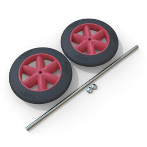 Wheel Assembly Dark Red